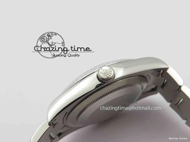 0218 DateJust II 41mm SS BP Maker Best Edition Black Dial Diam On SS Bracelet SA Lightweight 3728